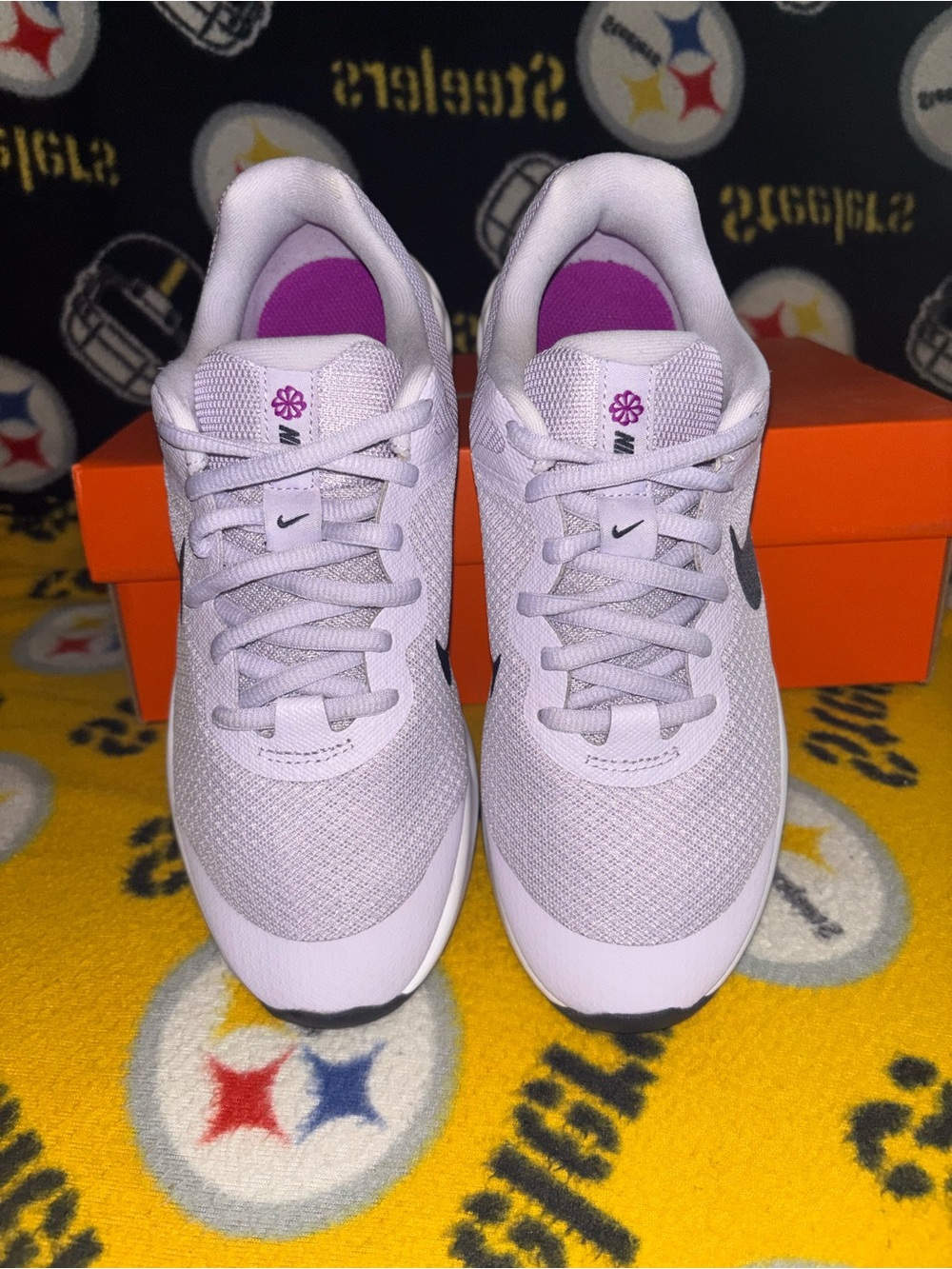 Nike Women's Lavender Mesh Running Sneakers